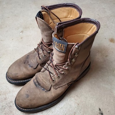 Ariat Workhog H2O Boots Men's Brown Waterproof 8