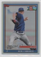 2021 Topps Pro Debut Chrome Refractor 93/99 Burl Carraway #PDC-191 5w0