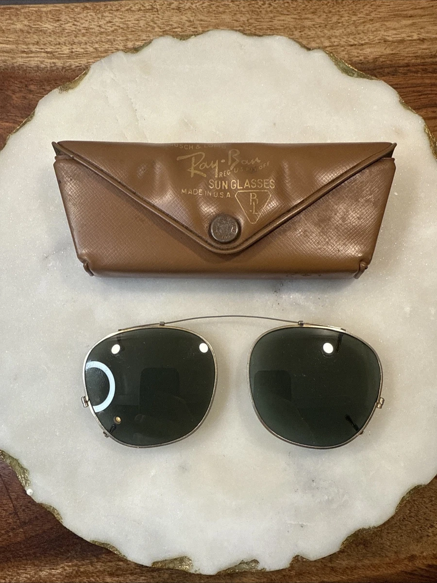 Ray Ban Clip On In Vintage Sunglasses for sale | eBay