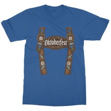 "Traditional Floral Lederhosen Oktoberfest" Unisex T-Shirt