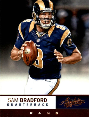 2012 Absolute Retail #99 Sam Bradford St. Louis Rams