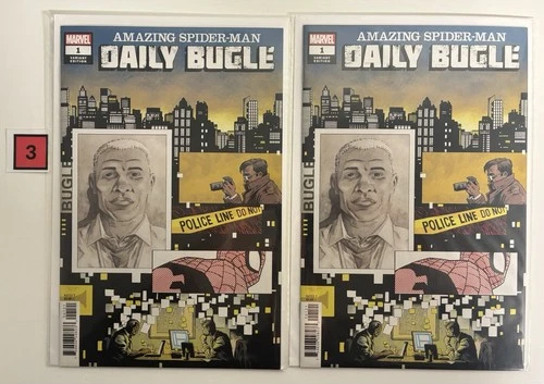 Amazing Daily Bugle #1 Declan Shalvey 1:50 Variant Spider-Man Lot Of 2