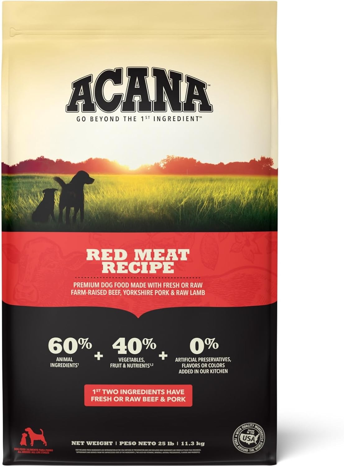 Red Meat Recipe 25lb Bag,digestive Health