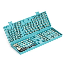27Pcs SDS-Plus Drill Bits & Chisel Set - Rotary Hammer Carbide Tipped Double-...