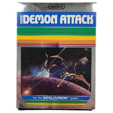 Demon Attack Intellivision Action & Adventure, Shooter Game Cartridge w/ Manual