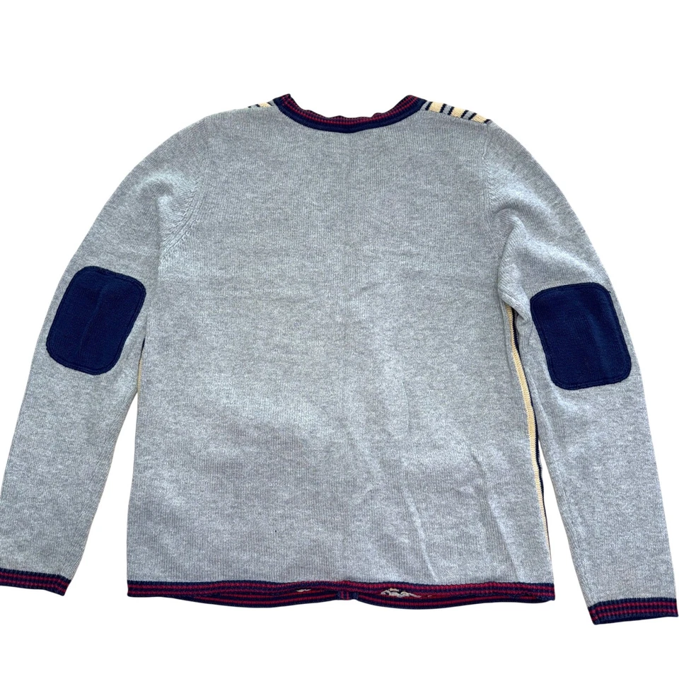 Suéter cárdigan de algodón a rayas Hanna Andersson talla 160/S adulto Foto 4 de 4