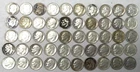 Roosevelt Dime Roll of 50 Mixed Date 1946-64 - 90% Silver ~ Under Melt!
