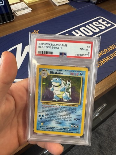 Blastoise graded PSA 8 for sale on eBay