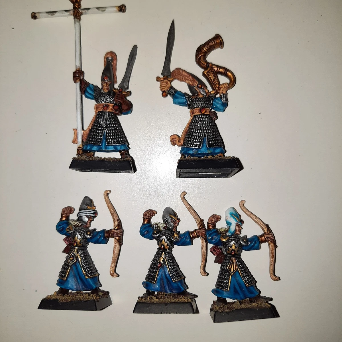 WARHAMMER CITADEL VINTAGE 3+1 Hauts Elfes cavaliers - 3 montures - 90's EUR 35,00 - FR