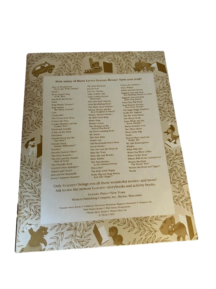 What's Next, Elephant? A Little Golden Book 206-61 HC Vintage Children's Book - Imagem 4 de 4