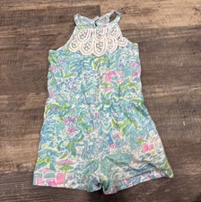 Lilly Pulitzer girls' sleeveless romper Size XL 12-14