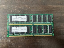 512MB 2x256MB PC-3200 INFINEON HYS64D32300GU-5-C DDR-400 DDR1 CL3 Ram Memory KIT
