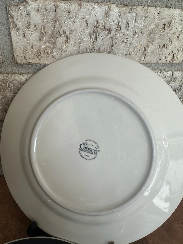 GID93 By GIBSON DESIGN (2) Lunch Plate 9in Everyday, Cobalt Band, Coupe, No Trim - Image 2 of 4