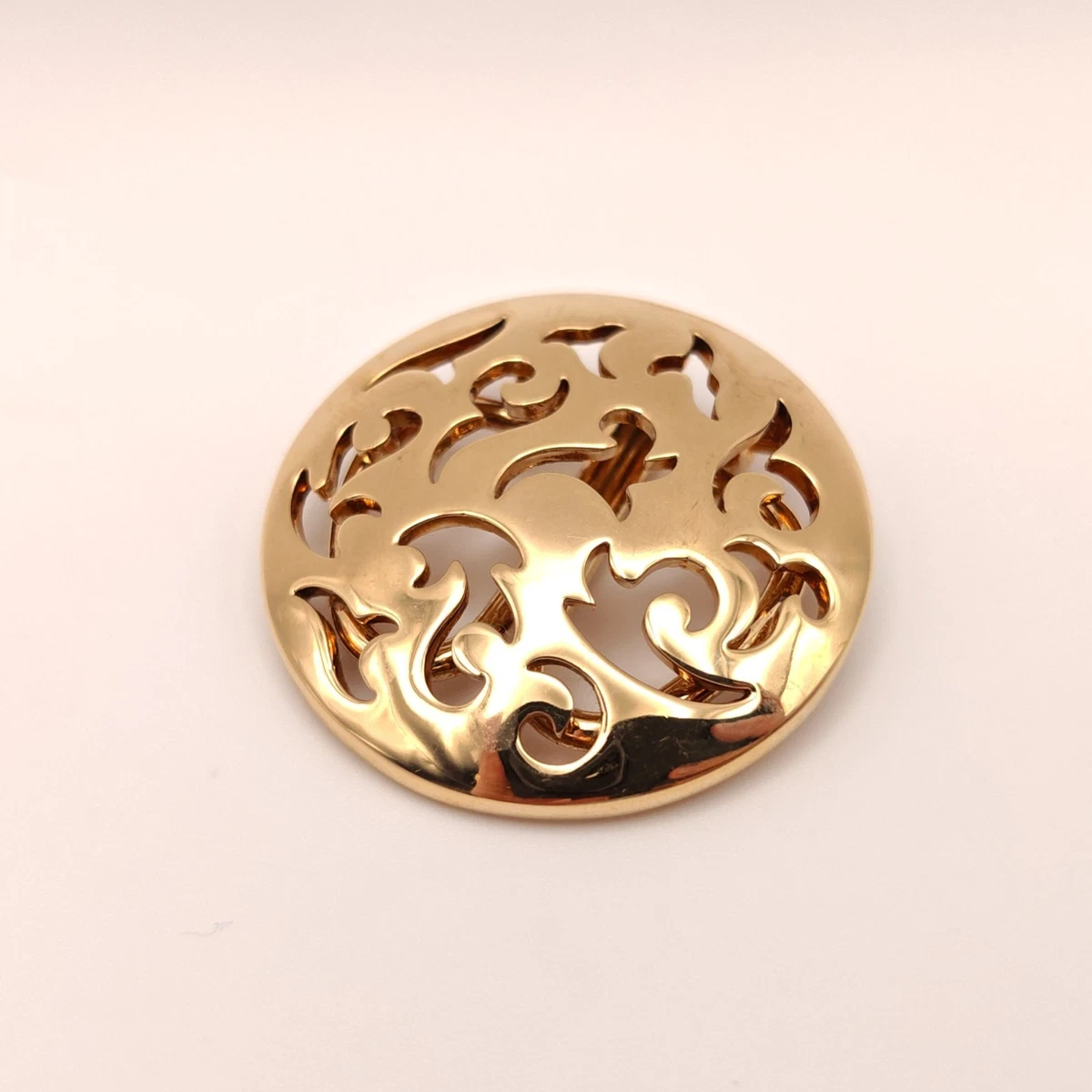 ⭐ Pierre Lang Brosche Anstecknadel Stecker Pin Anhänger Perle Stein Gold 051 ⭐
