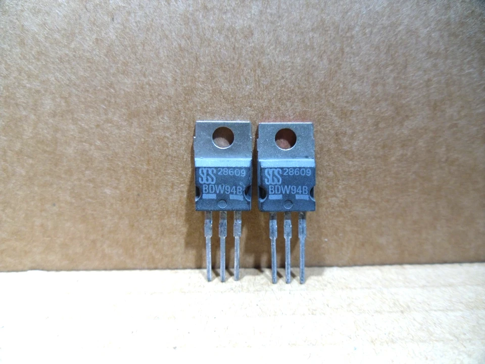 2 x BDW94B 80v 12a pnp Audiotransistoren - Bild 3 von 3
