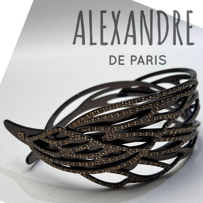 Alexandre de Paris Headband Brown Hair Accessory from Japan