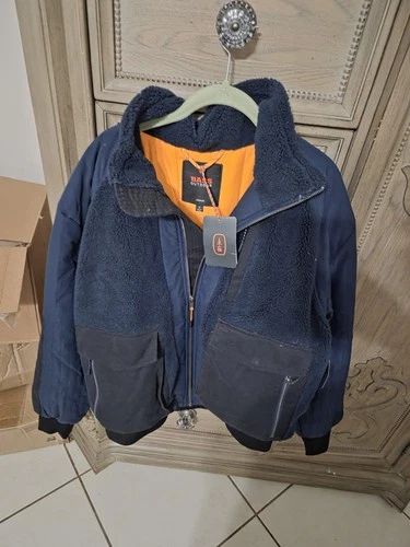 Bass Outdoor Men's Mixed-Media Full-Zip Bomber Jacket - Caviar-Medium image 3