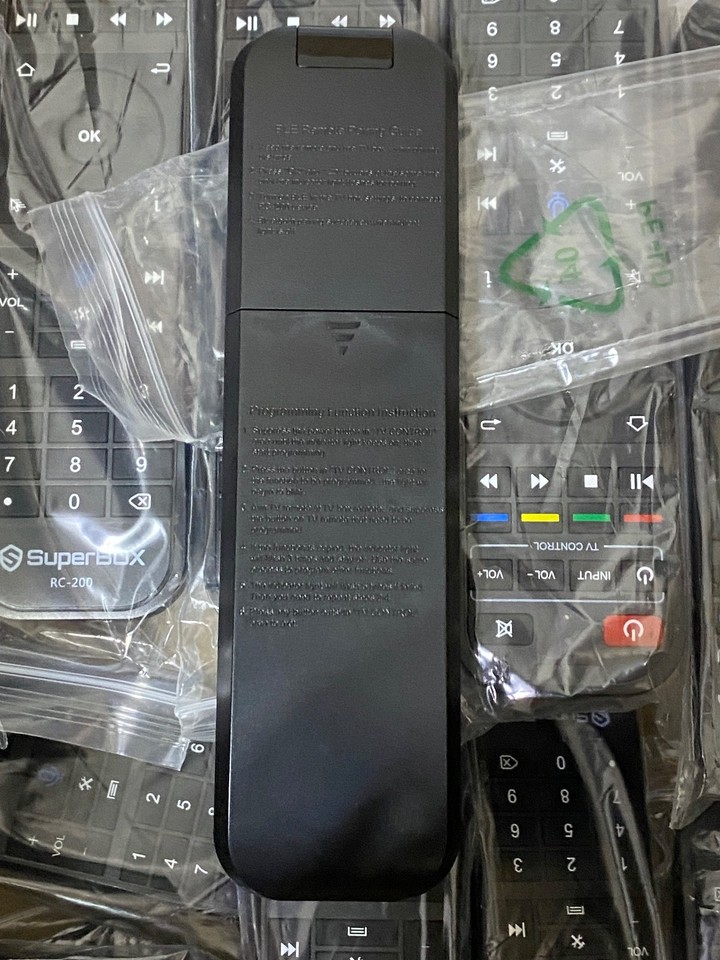superbox original voice command remote control... Original Superbox RC 200 Remote Voice Control for S5 S6 S7 Pro Max ...