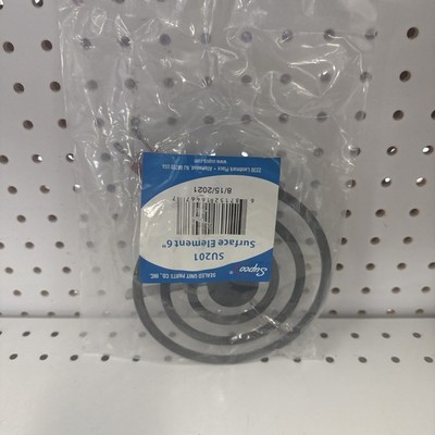 6'' Burner Eye for Whirlpool W10345407 Magic Chef Y04000036