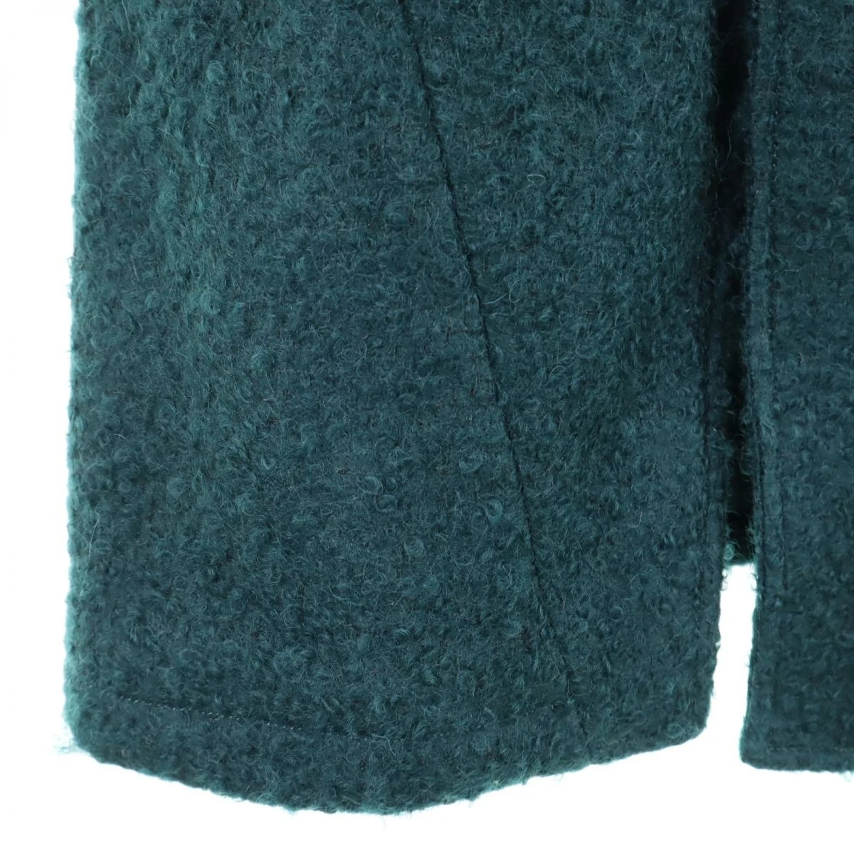 Used SHAREEF made in Japan Mohair Blend Jacket 1 Green Men's image 4