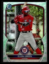2023 Bowman #BCP-23 Elijah Green Chrome Prospects Lunar Glow Refractors card