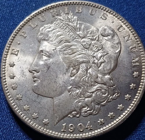 A 1904 O Morgan Silver Dollar - Choice BU!