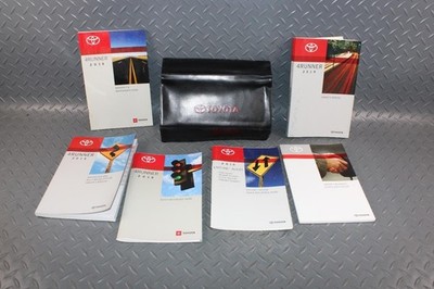 2019 4Runner OEM Factory Owners Service Quick Start Glovebox Manual Book Set