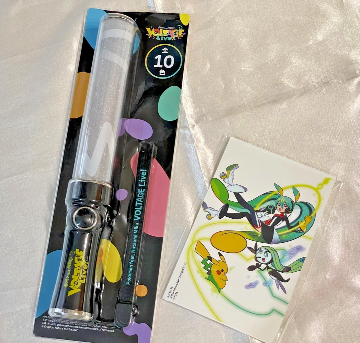 Pokemon Hatsune Miku Project VOLTAGE Live Penlight Light Stick
