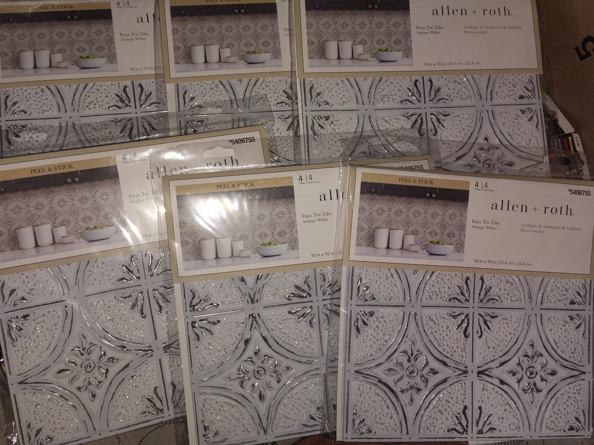 allen + roth White 4-in x 12-in Glazed Ceramic Subway Wall Tile at