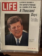 Life Magazine July 16 1965 "A Thousand Days" John F. Kennedy Cover Illus