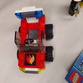LEGO City Fire Fighter Set 7241 Fire Car COMPLETE Fireman Accessories ATV