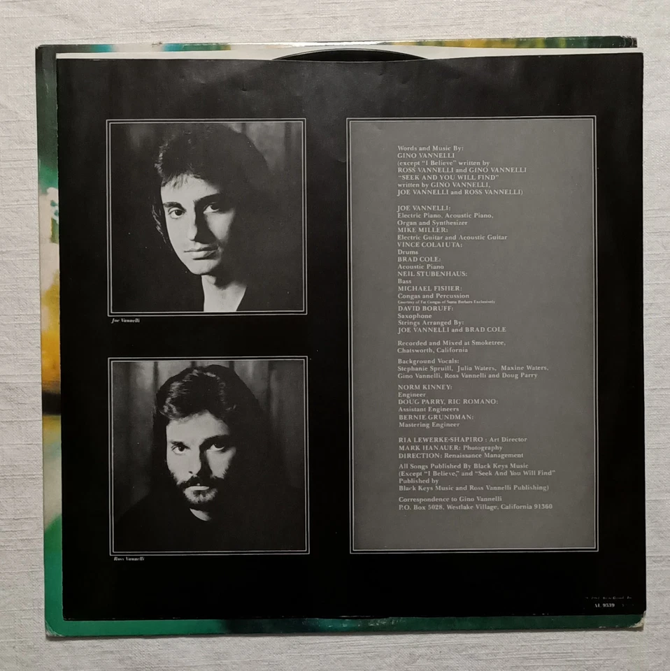 Gino Vannelli - Nightwalker - 1981 Vinyl LP  Foto 4 de 4