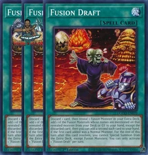 Yugioh! 3x Fusion Draft DOOD-EN070 Common 1st Ed NM