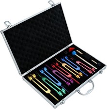 Weighted Colorful Chakra Tuning Fork, 7 Chakra and 1 Soul Purpose Tuning Forks