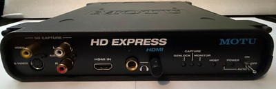 Motu HDX-HDMI  HD Express HDMI Video Interface with AC Adapter  (FOR PARTS ONLY)