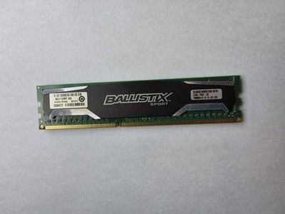 Crucial Ballistix Sport 8GB DDR3-1600 PC3-12800 Gaming Memory BLS8G3D1609DS1S00
