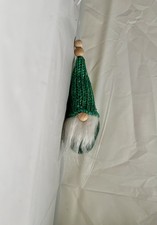 Small Green Gnome Ornament New, Christmas Tree Decor Hanging
