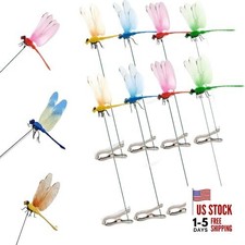 Fake Dragonfly Clip,Dragon Fly Hat Clip,3D Fake Dragonfly Clips Outdoor