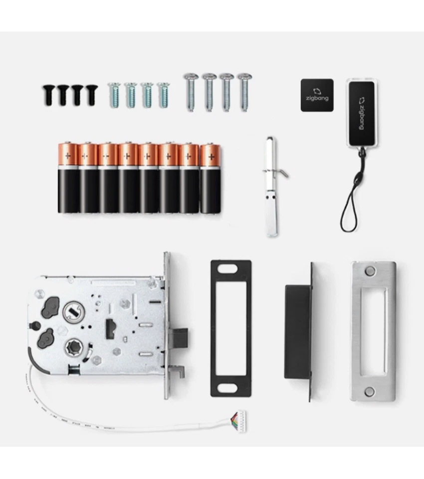 SAMSUNG Zigbang SHP-P71 serratura digitale intelligente senza chiave impronta digitale PUSH PULL - Immagine 4 di 4