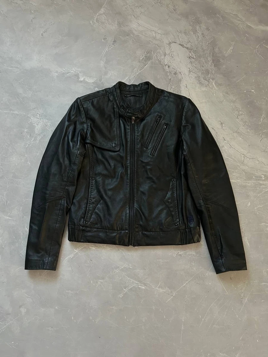 g star raw leather jacket products for sale | eBay