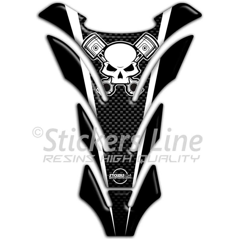 Protection Du Réservoir Tete de Mort Harley Davidson Suzuki Honda Yamaha modèle - Photo 1/1
