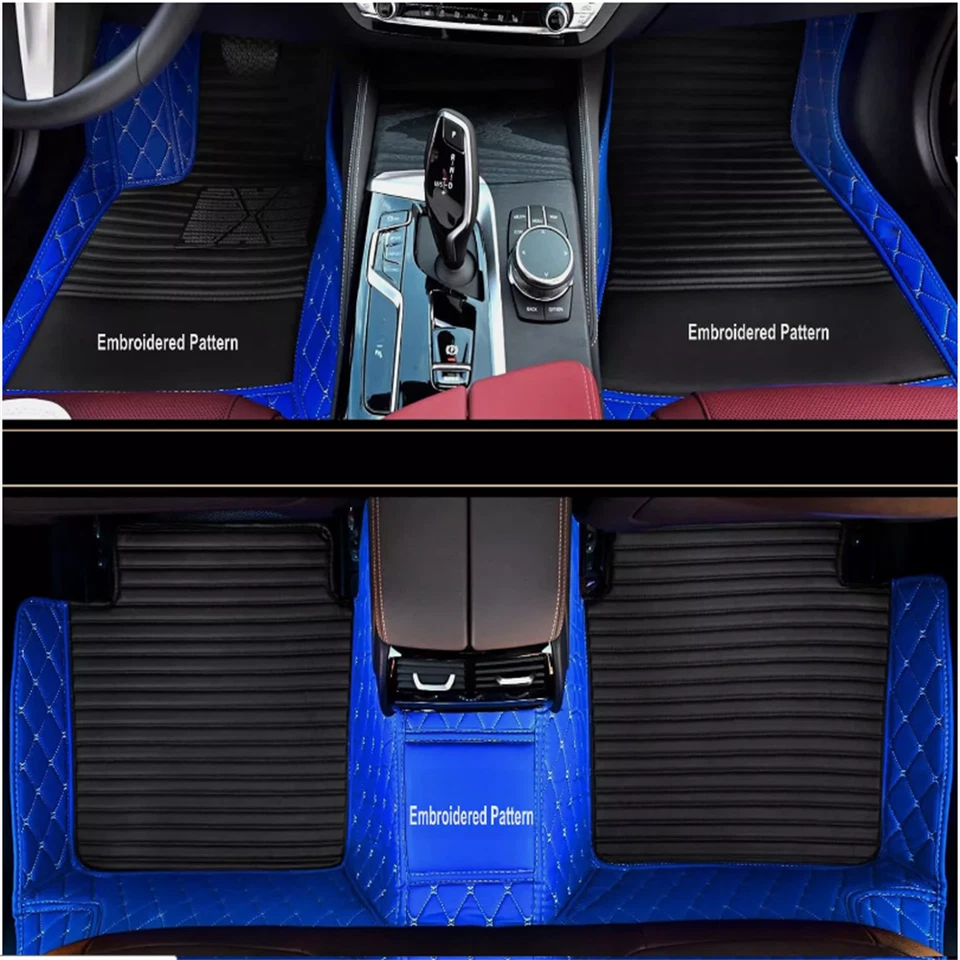 For Aston Martin Car Floor Mats DB9 DBX Custom Waterproof Auto Carpets Liner Rug - Image 2 of 4