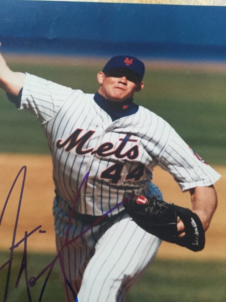 JASON ISRINGHAUSEN NEW YORK METS SIGNED AUTOGRAPH 8x10 PHOTO WITH HOLO COA - Image 3 of 4
