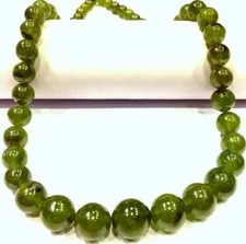 AAA Extremely Rare Natural Green Sapphire Beads Smooth Polished Gemstone Beads.