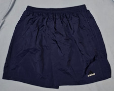 Vtg 90s Adidas Mens XL Spell Out Nylon Running Jogging Soccer Shorts