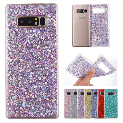 Bling Soft Rubber Shockproof Case Cover Fr Samsung Galaxy S25 S24 S23 S22 S20 S9