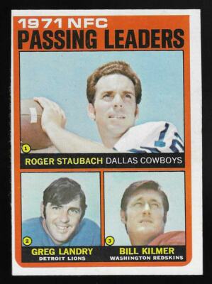 1972 Topps NFC Passing Leaders #4 w/Staubach