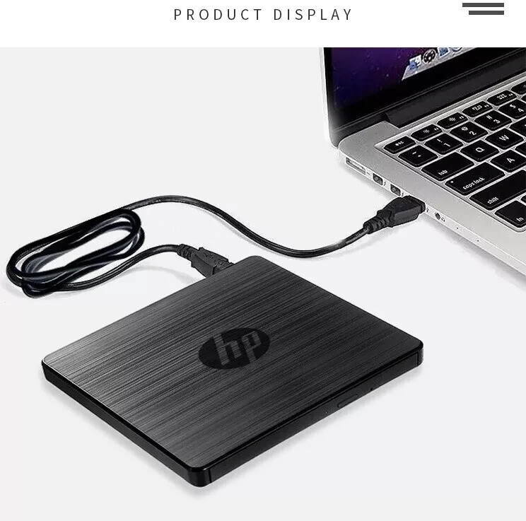 Genuine HP External USB CD DVD Burner Writer Player Drive for Laptop ...