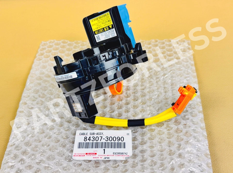 84307-30090 TOYOTA OEM 4RUNNER SCION TC GX460 RX350 CABLE SUBCONJUNTO, ESPIRAL Foto 4 de 4