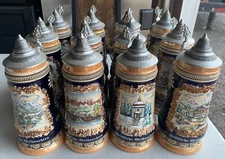 King Christmas Collection Edition A4889 Beer Steins Mug Set of 12  FREE SHIPPING